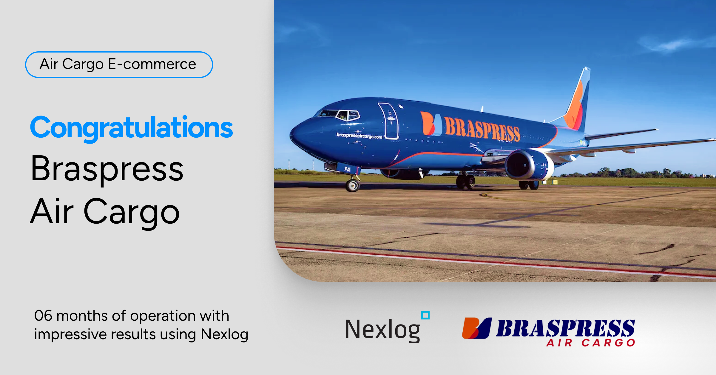 Congratulations, Braspress Air Cargo