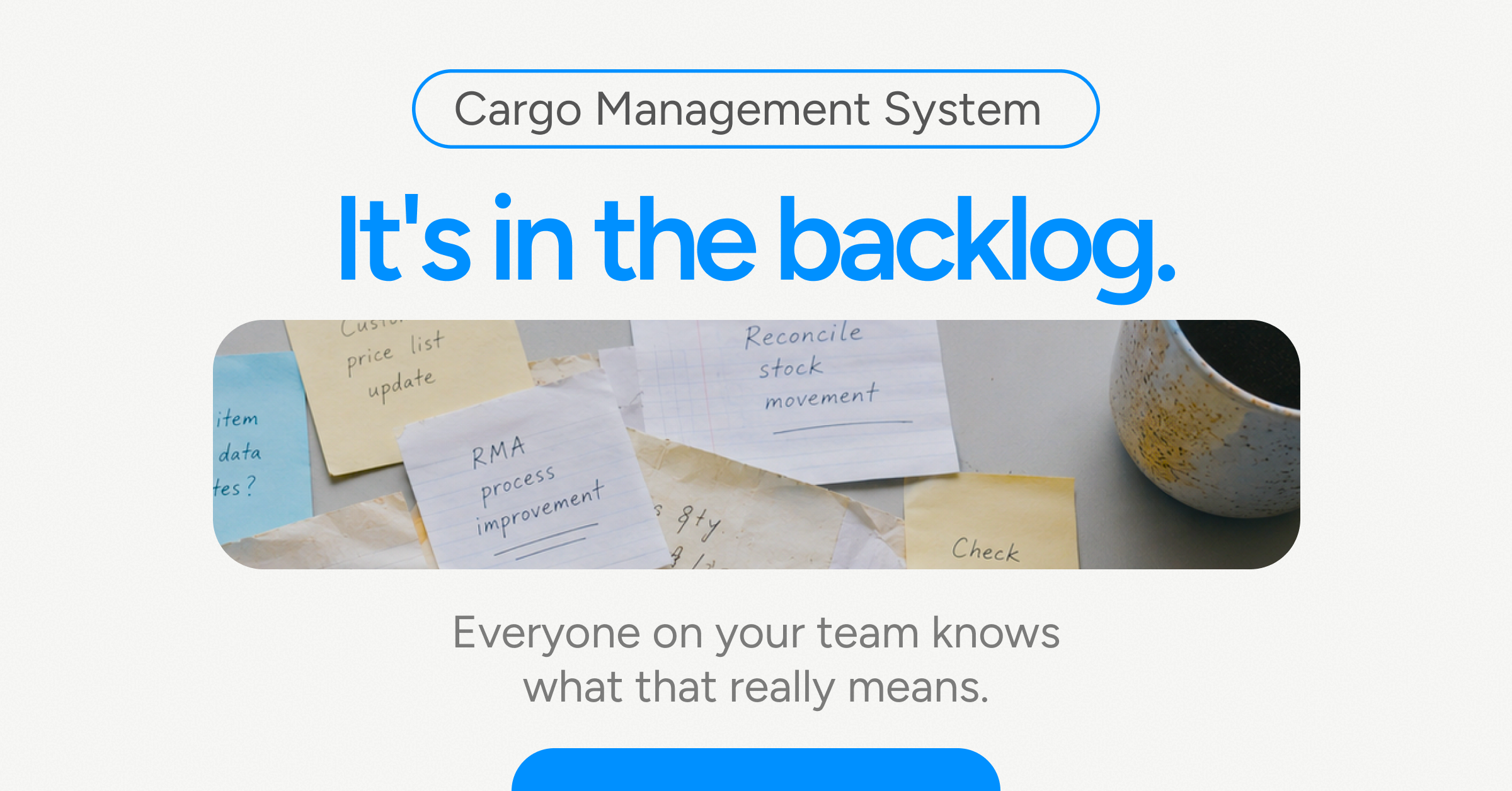 Your Cargo IT Backlog Is an Architecture Problem