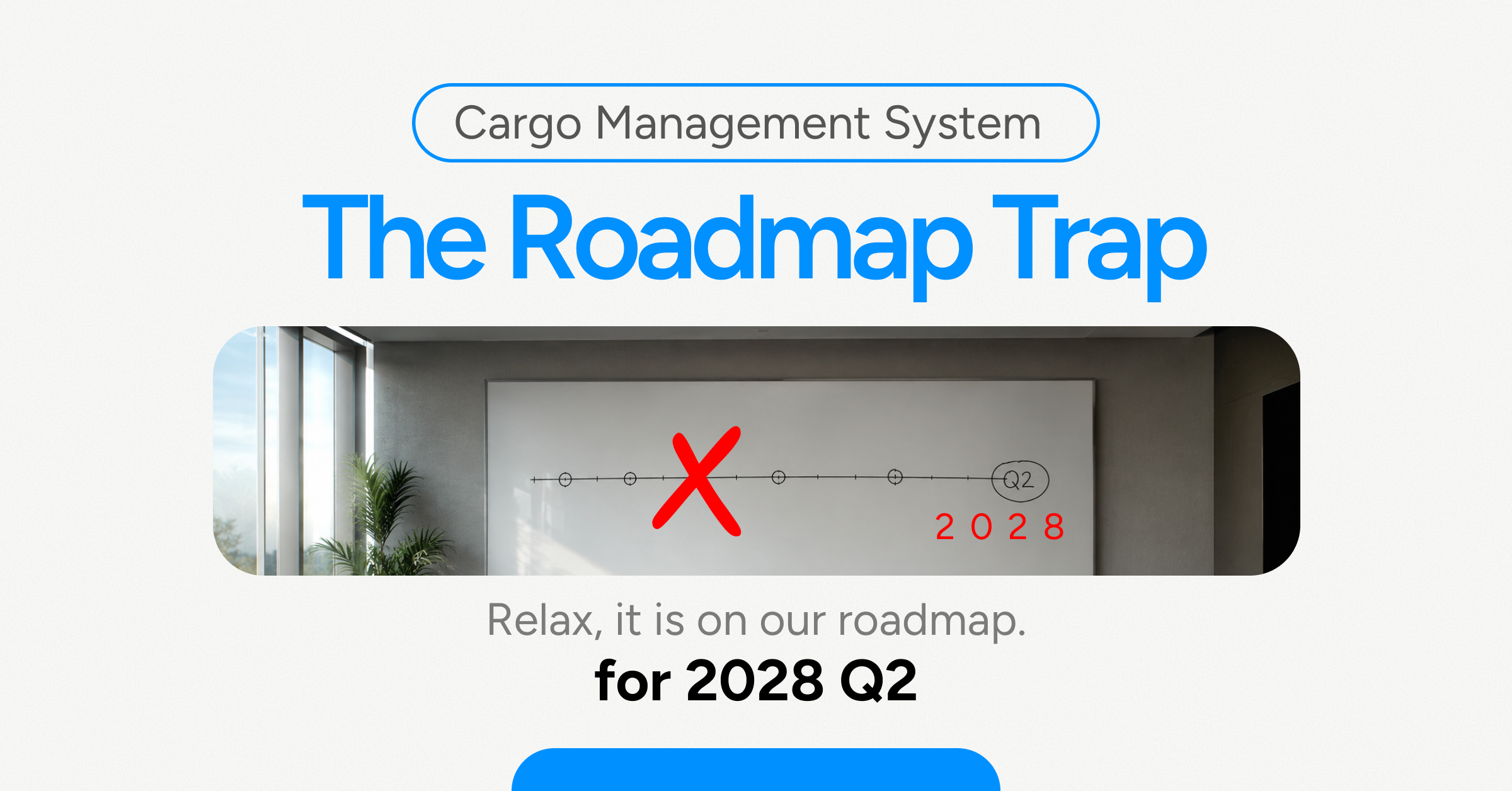 When Your Cargo Operation Runs on Your Vendor’s Calendar